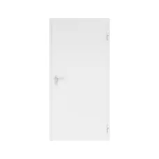 Дверь противопожарная металлическая ДПР-Олимп-01/60К сплошная, охватывающая коробка (0925-2075), правая, RAL 9003