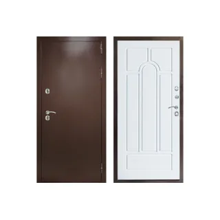 Дверь с терморазрывом Termo Сибирь Медь Арка Лиственница