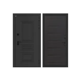 Входная дверь Аляска Лайт 14 - Эковенге горизонтальный